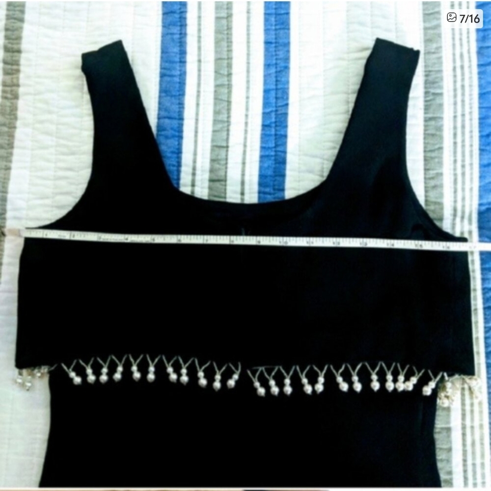 Summer Party Dress Cocktail Size 4 LBD Donna Ricco 👋 FINAL MARKDOWN CLOSING - Picture 4 of 7